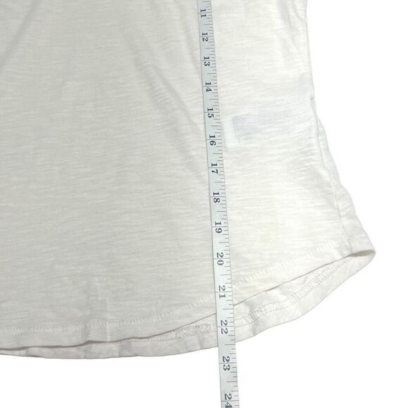 Madewell White and Tan Striped Ringer Tank - Picture 6 of 7